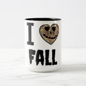 Ik hou van Herfst Tweekleurige Koffiemok (Center)