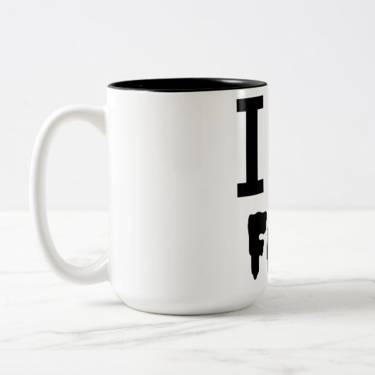 Ik hou van Herfst Tweekleurige Koffiemok (Links)