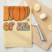 Ik hou van Herfst, vooral van herfstpompoen Theedoek (Quarter Fold)