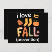 Ik hou van Herfst voorkomen Briefkaart (Voorkant / Achterkant)