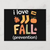 Ik hou van Herfst voorkomen Briefkaart (Voorkant)