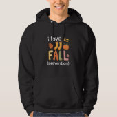 Ik hou van Herfst voorkomen Hoodie (Voorkant)