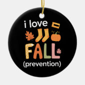 Ik hou van Herfst voorkomen Keramisch Ornament (Voorkant)