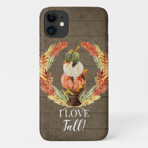 Ik hou van herfstbladeren pompoen donkere schuur h Case-Mate iPhone case