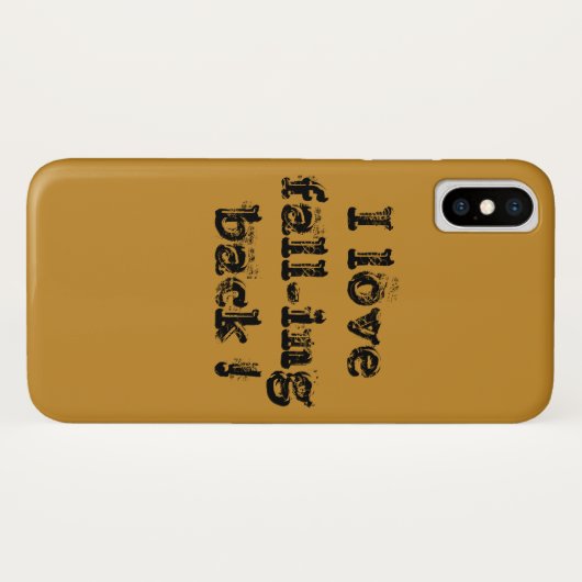 Ik hou van herfsten terug Case-Mate iPhone case (Achterkant (horizontaal))
