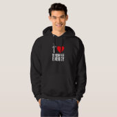 Ik hou van hernieuwbare energie hoodie (Voorkant volledig)