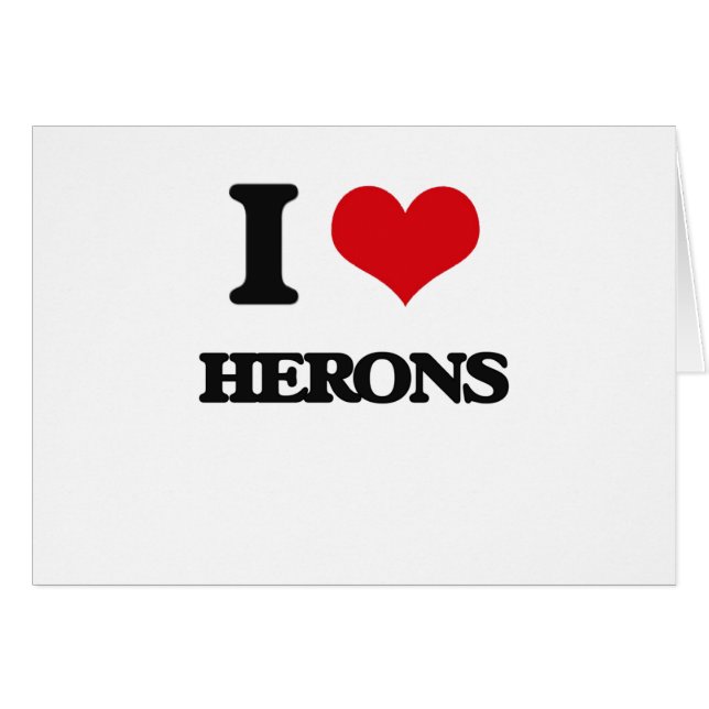 Ik hou van Herons (Voorkant Horizontaal)