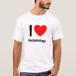 ik hou van herpetologie t-shirt