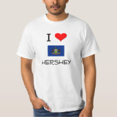 Ik hou van Hershey Pennsylvania T-shirt (Voorkant)
