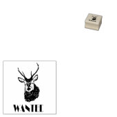 Ik hou van herten jagen rubberstempel (Gestempeld)