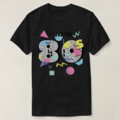 Ik hou van het 80s Retro Memphis-ontwerp T-shirt (Design voorkant)