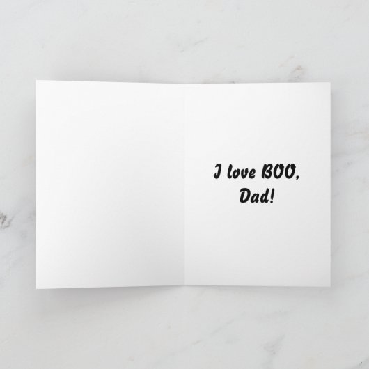 Ik hou van het boek van mijn zoon kaart (Binnen)