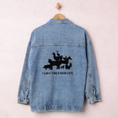 Ik hou van het Boerderij Leven Denim Jacket (Hangar)