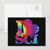 Ik hou van het briefkaart van de Wetenschapsstropd (Voorkant / Achterkant)