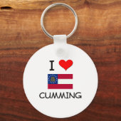 Ik hou van het CUMMEREN Georgia Sleutelhanger (Voorkant)