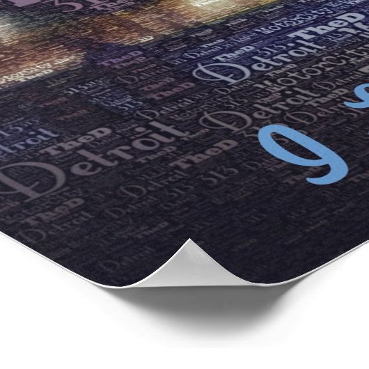 Ik hou van het D-poster Poster (Hoek)