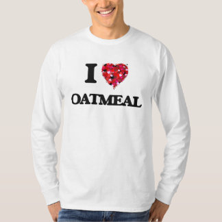 Ik hou van het design van haatmaaltijd t-shirt