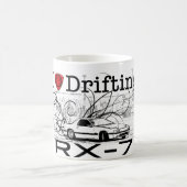 Ik hou van het drijven van RX-7 Koffiemok (Center)