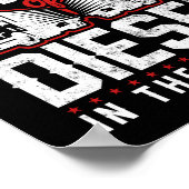 Ik hou van het eten van diesel in de ochtendtrucke poster (Hoek)