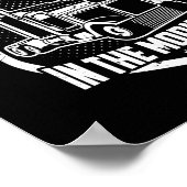 Ik hou van het eten van diesel in de ochtendtrucke poster (Hoek)