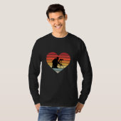 Ik hou van het fotograferen van hart t-shirt (Voorkant volledig)