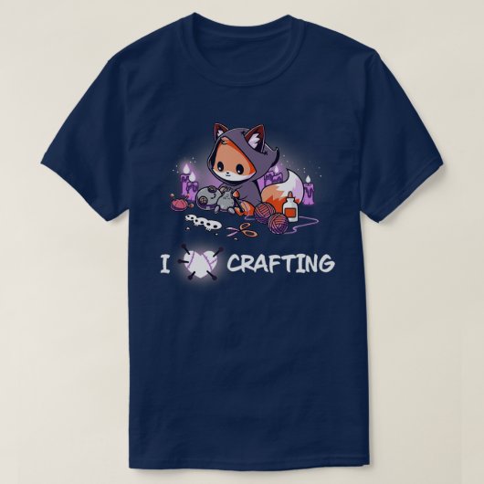 Ik hou van het gekraakt omdat moord een verkeerde  t-shirt (Design voorkant)