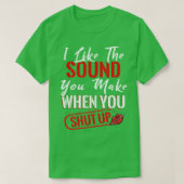 Ik hou van het geluid t-shirt (Design voorkant)