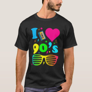 Ik hou van het grappige hart van de jaren '90. t-shirt