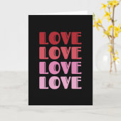 Ik hou van het herhalen van tekst Valentijnsdag wa Kaart (Gele Bloem)