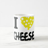 Ik hou van het kaaspictogram koffiemok (Center)