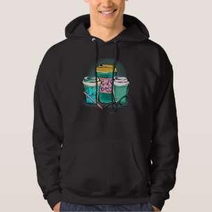Ik hou van het koffiemeisje dat de boss Cup en de  Hoodie