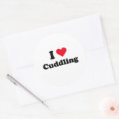 Ik hou van het koken ronde sticker (Envelop)