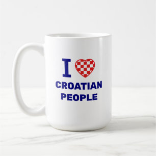 Ik hou van het Kroatische volk Koffiemok