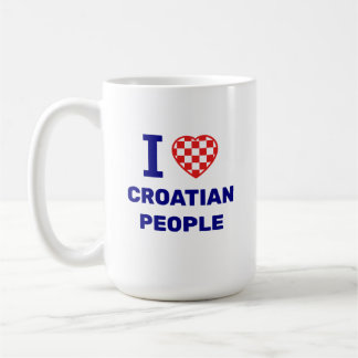 Ik hou van het Kroatische volk Koffiemok