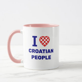 Ik hou van het Kroatische volk Mok