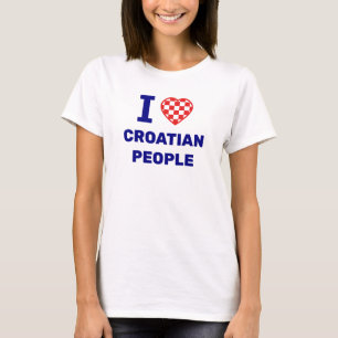 Ik hou van het Kroatische volk T-shirt