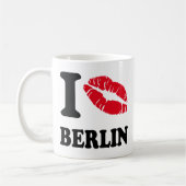 Ik hou van het kus hart BERLIN Koffiemok (Links)