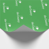 Ik hou van het land cadeaupapier (Hoek)