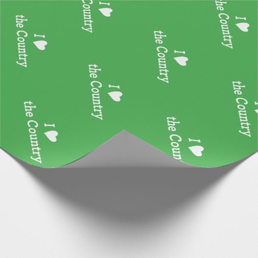 Ik hou van het land cadeaupapier (Hoek)