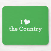 Ik hou van het land muismat (Voorkant)