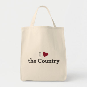 Ik hou van het land tote bag