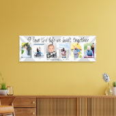 Ik hou van het leven dat we samen hebben gebouwd 6 canvas afdruk (Insitu (Woonkamer))