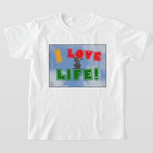 Ik hou van het leven! T-Shirt (Laagn)