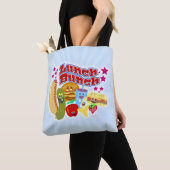 Ik hou van het lunchpakket tote bag (Dichtbij)