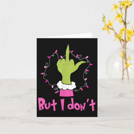 Ik hou van het matchen van kerst Shirten, maar ik  Kaart (Gele Bloem)