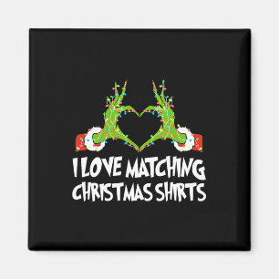 Ik hou van het matchen van kerst Shirten, maar ik  Magneet
