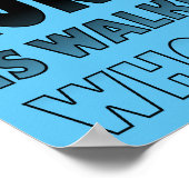 Ik hou van het niet runnen van grappige Poster Sig (Hoek)