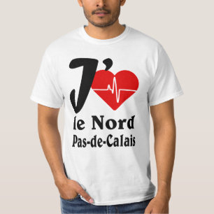 Ik hou van het Noorden, niet van Calais T-shirt
