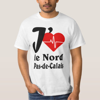 Ik hou van het Noorden, niet van Calais T-shirt