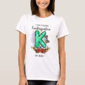 Ik hou van het onderwijs Kindergarten toevoegen Jo T-shirt (Voorkant)